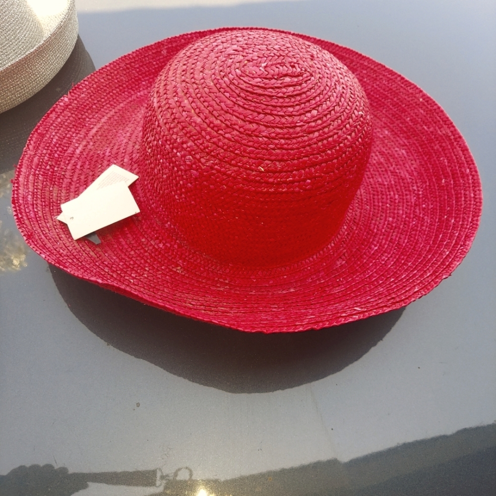 Red women's hat